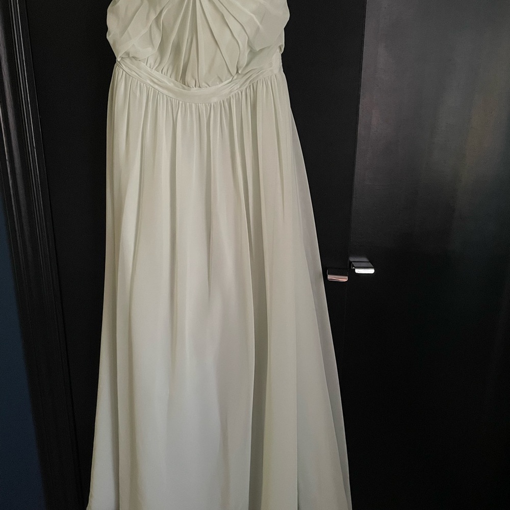 Elegant Cream Evening Gown